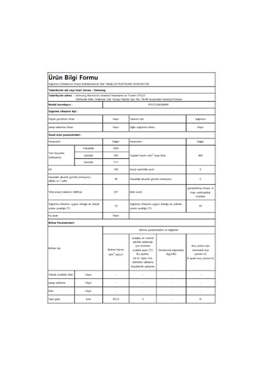 Samsung RT47CG6636WW E Enerji Sınıfı 465 LT No-Frost Çift Kapılı Buzdolabı