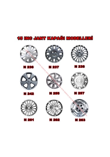 Rıms Nissan Note Uyumlu 15 Inc Jant Kapağı Takımı