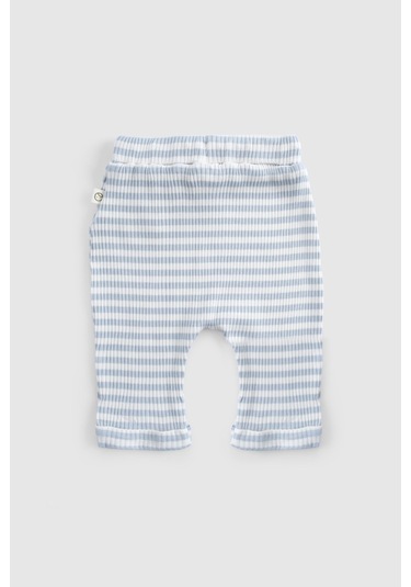 Organik Pamuklu Kaşkorse Modal Mavi Bebek Takımı Mavi