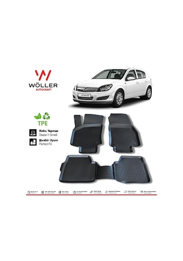 Opel Astra H Paspas 2004 2013 Arası 3d Havuzlu Paspas