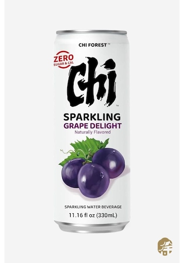 Üzüm Aromalı Gazlı İçecek Sparklıng Water Beverage Grape Flavor - 330ml