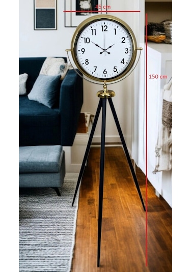 Zentime Gold Klasik Tripod Ayaklı Saat Çok Renkli