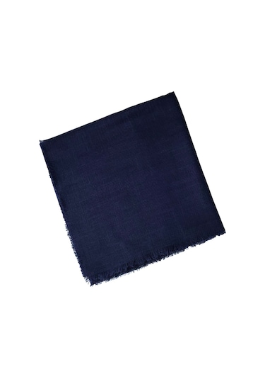 Enba Flamlı Yazma %100 Pamuk Nefes Alan Doğal Kumaş Lacivert