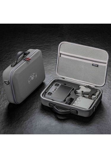 Djı Mini 4 Pro / Rc 2 İçin Ekran Startrc Omuz Depolama Çantası Pu Çantası Gri