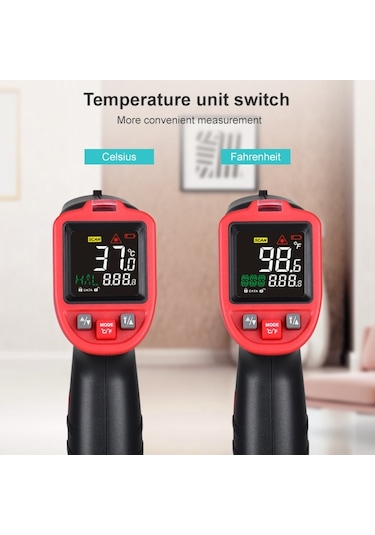 Wintact Wt323a -50 Derece C 650 Derece C El Taşınabilir Dış Mekan Temassız Dijital Kızılötesi Termometre