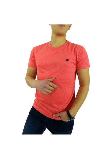 Naykı Erkek Sıfır Yaka Petek Süprem T-Shirt 2124 Bgl-St01016