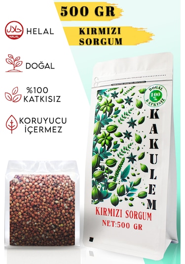 Kakulem Sertifikalı Kırmızı Sorgum Dal Darı 500 Gr