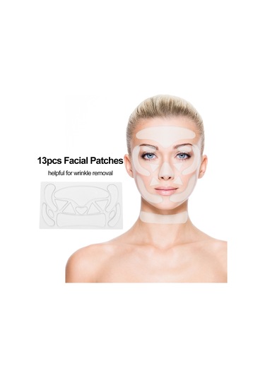 Youtek 13 Adet Silikon Kırışıklık Yama Seti - Alın, Yanak Ve Boyun İçin Anında Düzgünleştirici Cilt Bakımı