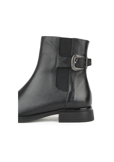 Ziya, Kadın Hakiki Deri Bot 1531022z7614 Siyah 1531022z7614 000 Siyah