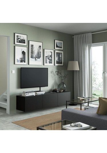 Tv Sehpası, Venge, 180x42x38 Cm, Lappvıken Meşe