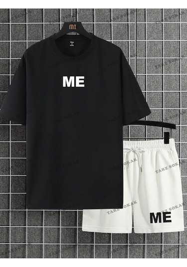 Tarzsokak Alt/üst T-shirt Ve Şort Takımı Kod Alt176 Beyaz