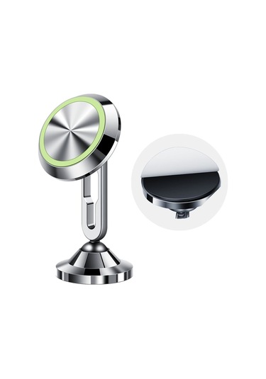 Jmary Mh-76 360 Derece Dönebilen Magnetik Düz Zemin Araç Telefon Tutucu Siyah