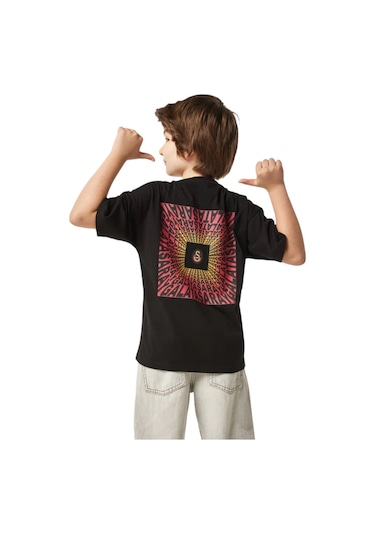 Gsstore Galatasaray Çocuk Siyah T-shirt Sarıkırmızı