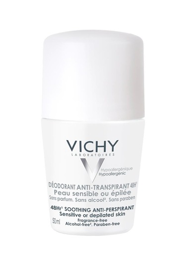 Vichy Deodorant Hassas ve Epilasyon Yapılmış Ciltler için 48 Saat Etkili Roll-On 50 ML