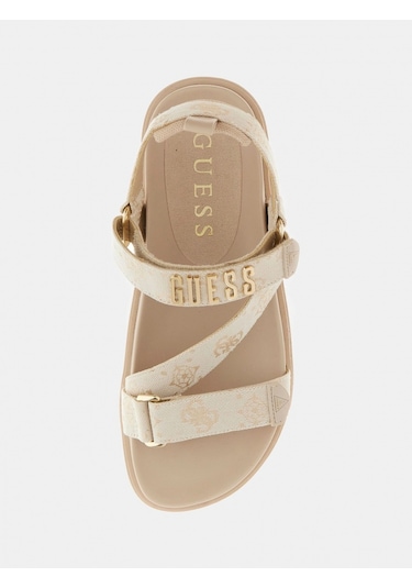 Guess Fetta Kadın Çok Renkli Sandalet Fljfttfal03-cream Çok Renkli