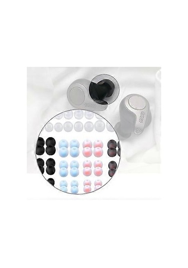 Özelleştirilebilir Kulak Tıkacı Yedek Kulaklık Kulak Tıkacı Yumuşak Ve Esnek Tıkacı 36'lı Paket Çoklu Renkler Şeffaf