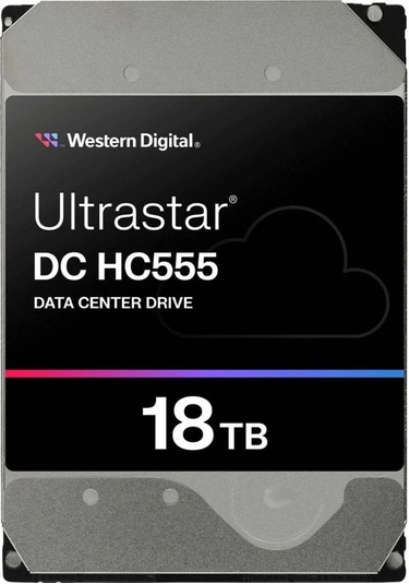 Wd Ultrastar, Wuh722018cle6l4, 3.5", 18tb, 512mb, 7200 Rpm, 7/24 Enterprise, Data Center-güvenlik-na