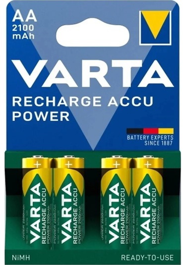 Şarj Edilebilir Pil Aa 2100 Mah 4 Adet