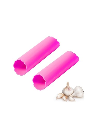 Cbtx Mutfak Soyma Sarımsak Presi Sarımsak Soyucu Elinize Zarar Vermez Silikon Sarımsak Soyucu Kırmızı Kırmızı