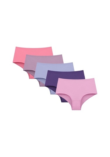 5'li Kadın Külot 0671pd10 Çok Renkli