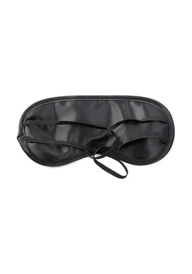 Vkemall Uçak Yolculuğu İçin Nefes Alabilen Tek Kullanımlık Göz Maskesi - Siyah Opp Ambalaj