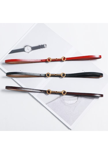 Kadın Bel Kemeri Dekoratif Deri Takım Elbise Kazak İnce Kemer Kadınlar İçin Küçük Yazlık Kemer İle Elbise Modası Ve Her Eşleşme İçin