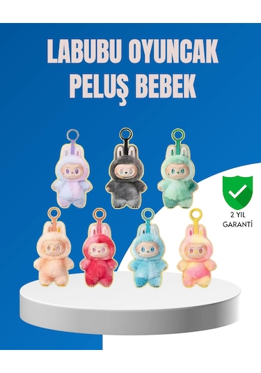 Dekoratif Labubu Karakter Figürü - Kaliteli Peluş Malzeme