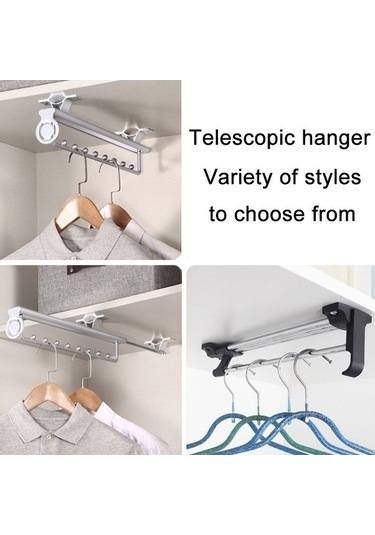 Tongxida Y02 Rayı Push-pull İnç Elbise Donanımı Boncuklu Asma Dolap Çubuk 3 10 Qn Gümüş Gümüş