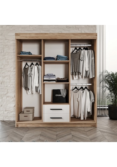 Afilli Ildır Cocuk Odası Takımı Tamamı Mdf Flora Ve Beyaz Flora Beyaz