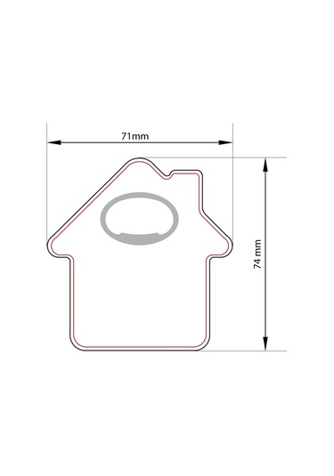 Ev Eko Magnet Açacak Vgeve 250 Adet Beyaz