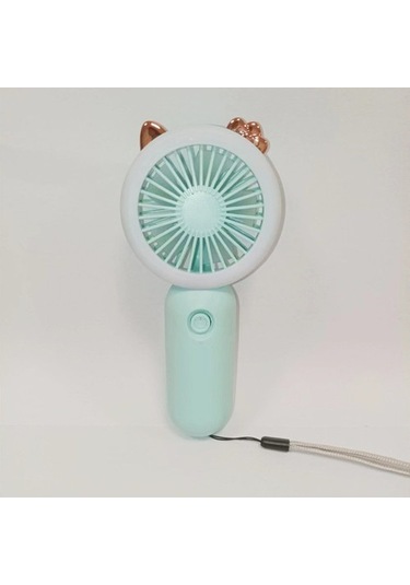 El Tipi Cep Hayranları Usb Şarj Tembel Fan Masaüstü Mini Fan Taşınabilir Yurt Ev Hediyesi Öğrenci Açık Seyahat Mini Fan 7513 Mavi