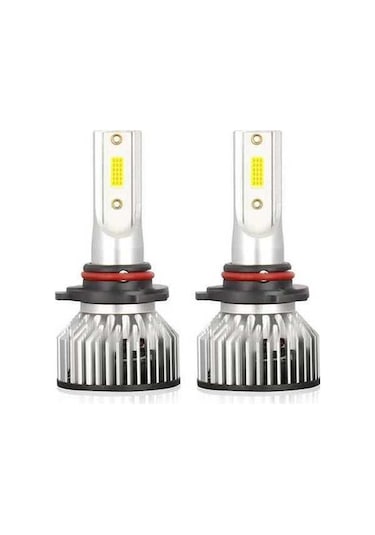 Ulzyvf Uyumlu Ultra Su Geçirmez Yüksek Parlaklık Led Kc Ip68, Far Cob Ampulü 9005/hb3/h10 6000k 2 Adet