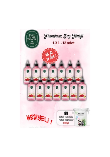 Eyüp Sabri Tuncer 13 Al 11 Öde Sirke Frambuaz Tonik 100 Ml Ve Rosie