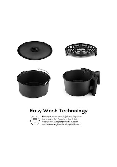 Karaca Air Pro Cook XL 2 in 1 Konuşan Airfryer Fritöz 4 Kişilik