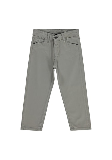 Civil Boys 5 Cep Basic 2-5 Yaş Pantolon - Gri Açık Gri