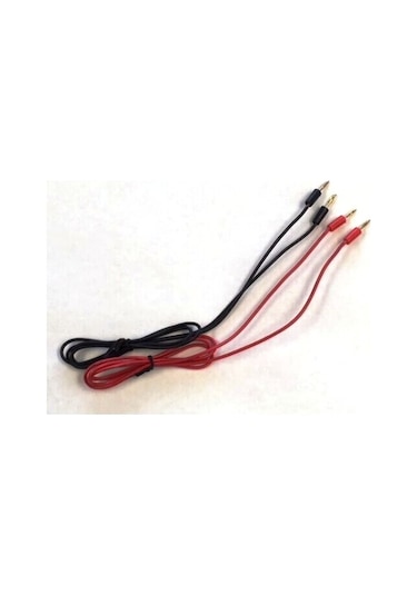 2mm Banana To Banana Kırmızı Siyah Takım 50cm