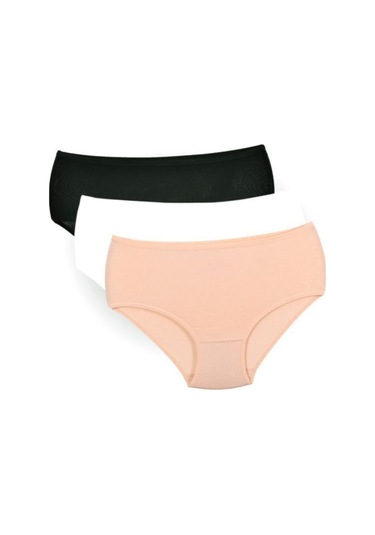 Bonbonetti Bambu Nefes Aldıran Bambu  6 Lı Karma Kadın Külot Çok Renkli