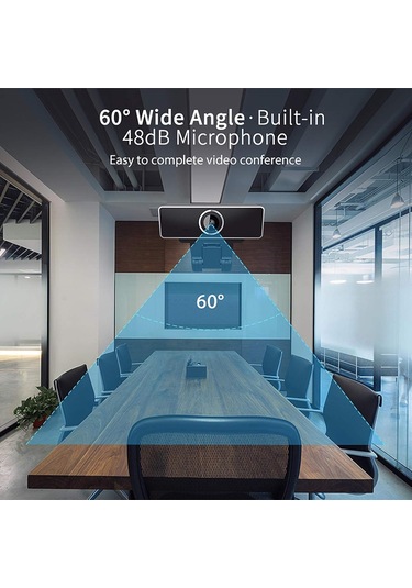 1080p Mikrofonlu Tam Hd Web Kamerası, Usb Akıllı Bilgisayar Kamerası, Tak Ve Çalma, Sosyal Video İçin Sürücüsüz, Canlı Akış, Uzaktan Eğitim