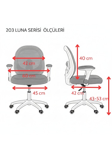 Drift Luna Çocuk Çalışma Sandalyesi Pembe