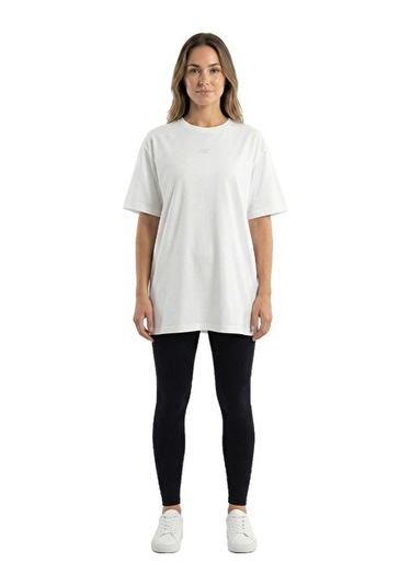 Musclecloth Training Kadın Oversize T-shirt Kırık Beyaz