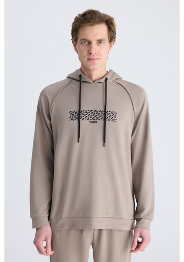 Twn Slim Fit Vizon Düz Rayon Sweatshirt 4ece24702002m V01