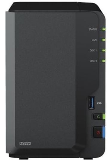 Synology DiskStation DS223 2x3.5"/2.5" Tower NAS Depolama Ünitesi