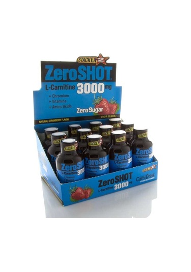 Zero Shot 60 Ml 3000Mg L-Carnitine 12 Adet - Ücretsiz Kargo