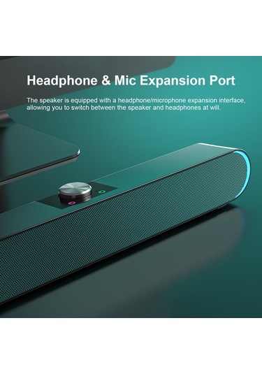 Leezsing Sada V-183 Usb Güçlü Masaüstü Hoparlör - Derin Bas Ve Stereo Ses Deneyimi