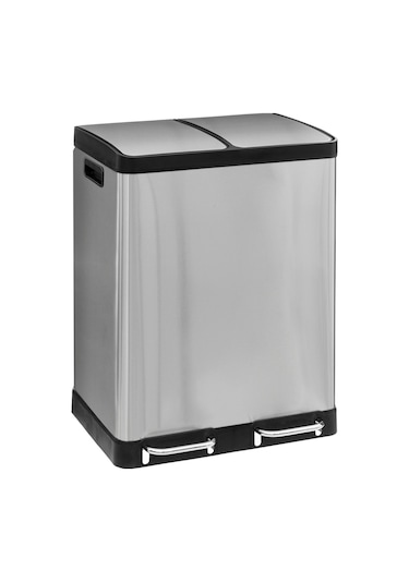 5five Simply Smart Ariane 60 Lt Metal Çöp Kovaları Inox