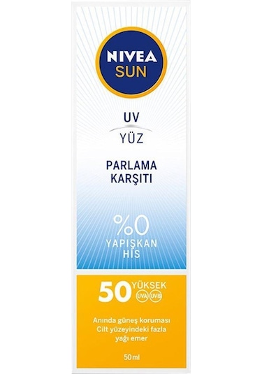 Nivea Sun Parlama Karşıtı SPF50+ 50 ml