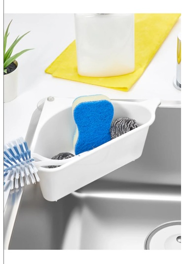 Vantuzlu Süzgeçli Lavabo Düzenleyici Organizer Çok Renkli