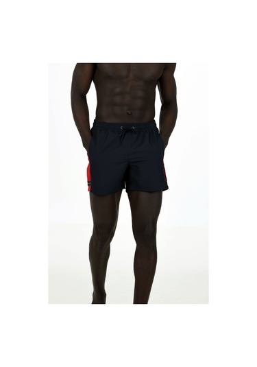 Erkek Koyu Lacivert Mıcropoly Kumaş Cepli Deniz Şortu Edy2505l Koyu Lacivert