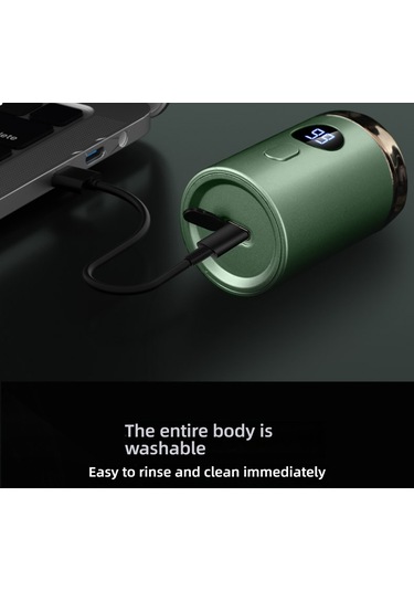 Mini Elektrikli Tıraş Makinesi, Şarjlı, Su Geçirmez, Taşınabilir Mavi