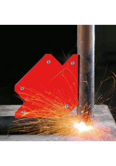 Valkyrie Mıknatıslı Manyetik Gönye Kaynak Tutucu 6'Lı Set Kırmızı